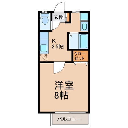 フェヴァリーGの物件間取画像